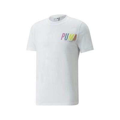 T-shirt puma swxp graphic, wit, mannen