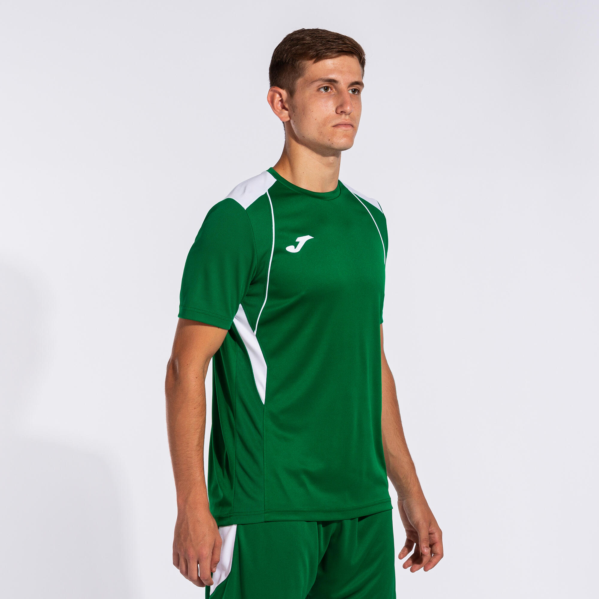 Camiseta Manga Corta Fútbol Niños Joma Championship VII Verde 5/5