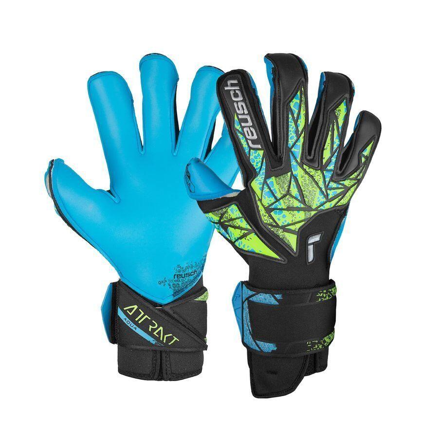 Reusch - Gants De Gardien Reusch Attrakt Aqua Evolution - Gants De Gardien - Jaune|noir -  8 À 10 Ans - Decathlon