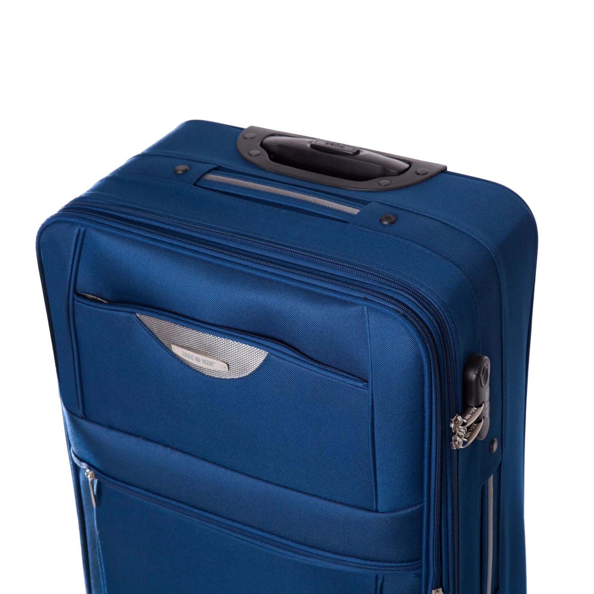 Troler Atlanta, Lamonza, 64x41x24 cm, 3.30 kg, extensibil 30%, albastru 7/7