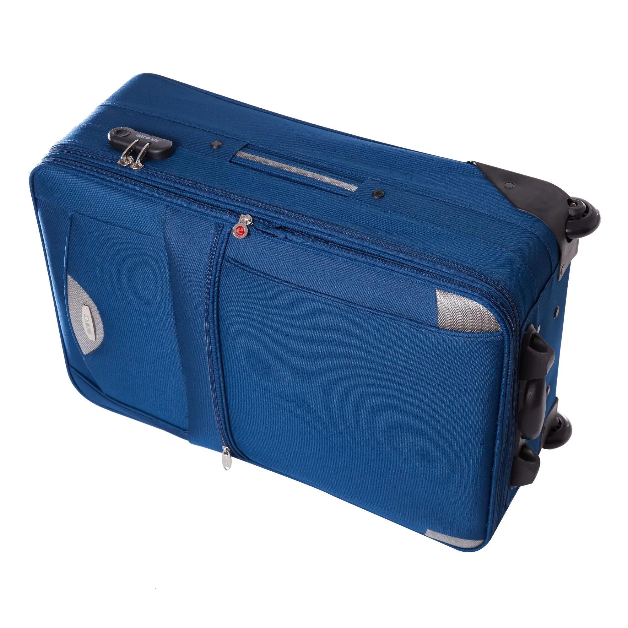 Troler Atlanta, Lamonza, 64x41x24 cm, 3.30 kg, extensibil 30%, albastru 2/7
