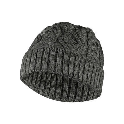 Merino wintermuts met premium alpaca. beanie voor heren en dames. zwart