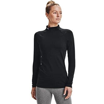 T-shirt vrouw under armour coldgear zwart