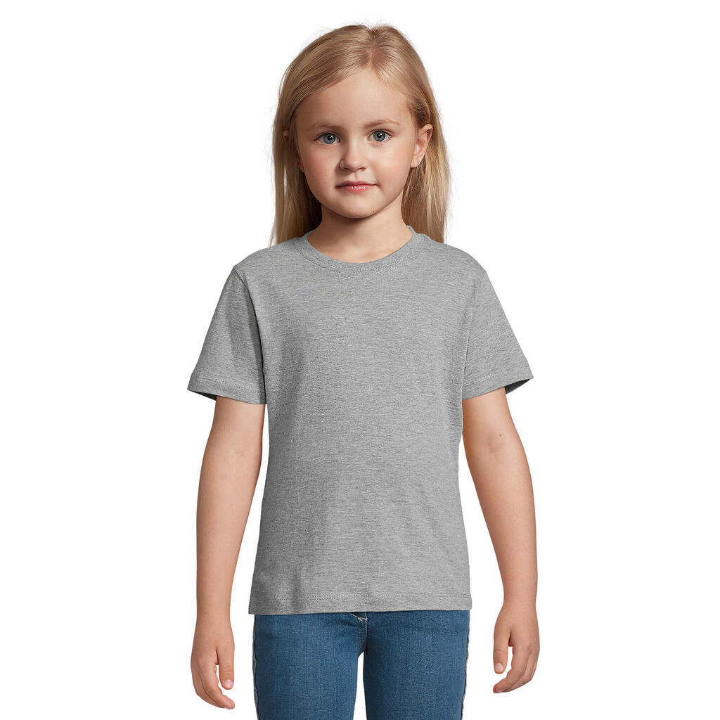 Childrens/Kids Regent 150 Melange TShirt (Grey)