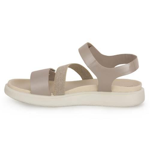 Ecco Flowt Sandalen grau Seidenglanz 273713 3/7