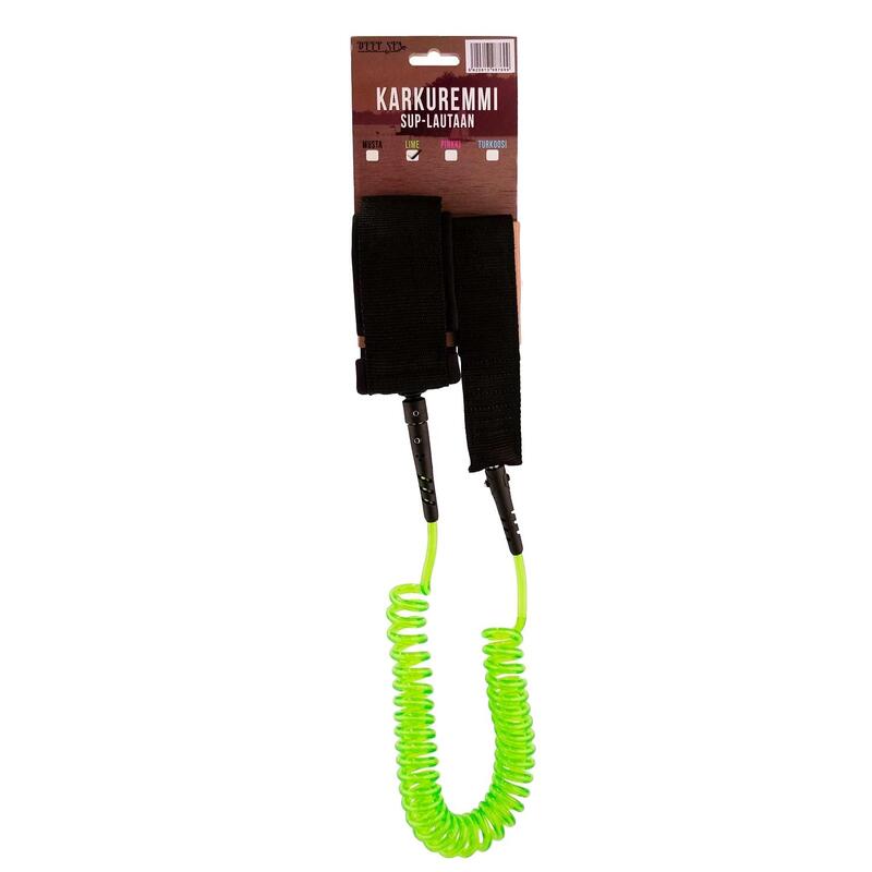 Deep Sea smycz do deski SUP - Limonkowy