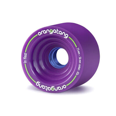 Wielen sk8 75mm in heat hardheid 83a orangatang