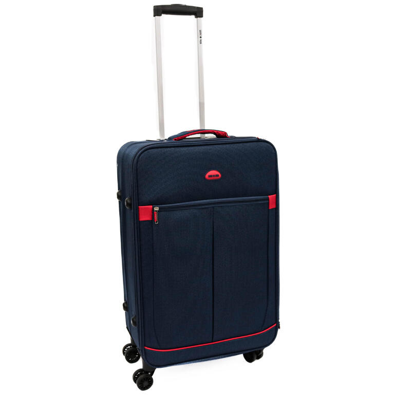 Troler Dortmund, Lamonza, 70x41x25 cm, 2.9 kg, extensibil 30%, albastru