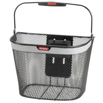 KLICKfix Fahrradkorb Uni Korb schwarz H 26 x L 25 x B 35cm