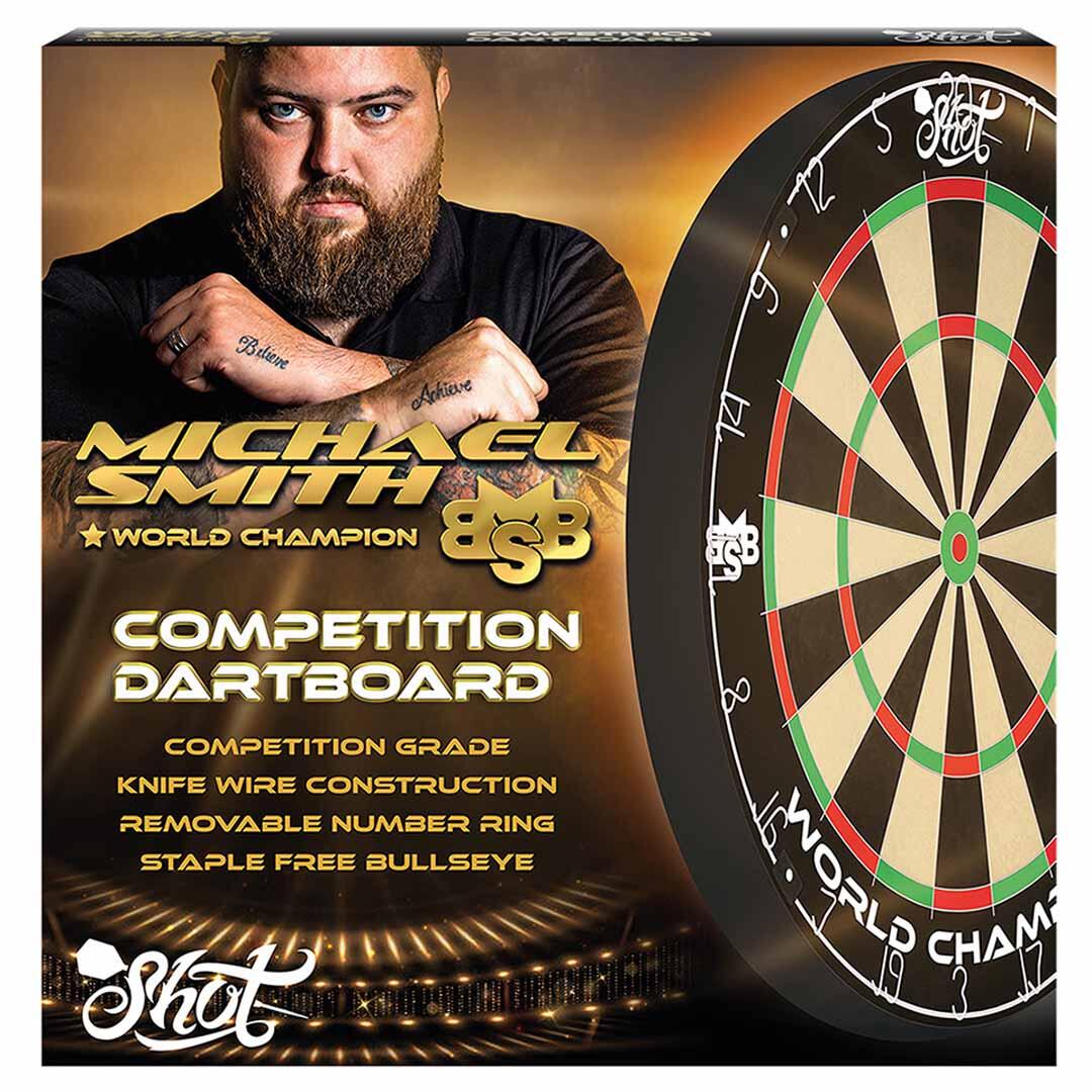 Shot Michael Smith Competition Dartboard 2/2