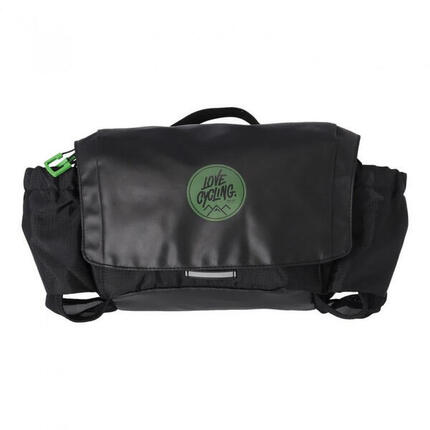 XLC BA-H01 Hüfttasche, wasserabweisend, 3,6L Volumen, 27x21x8cm, mit Flaschen...