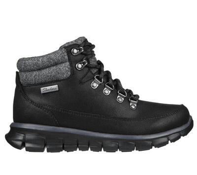 Botines Planos Mujer Skechers Synergy Negro