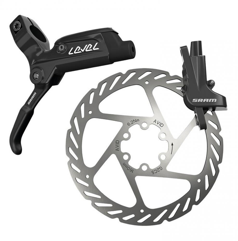 Sram Scheibenbremse Level hydr. HR,1800mm, schwarz, G2CS Rotor,160mm, A1 2/2