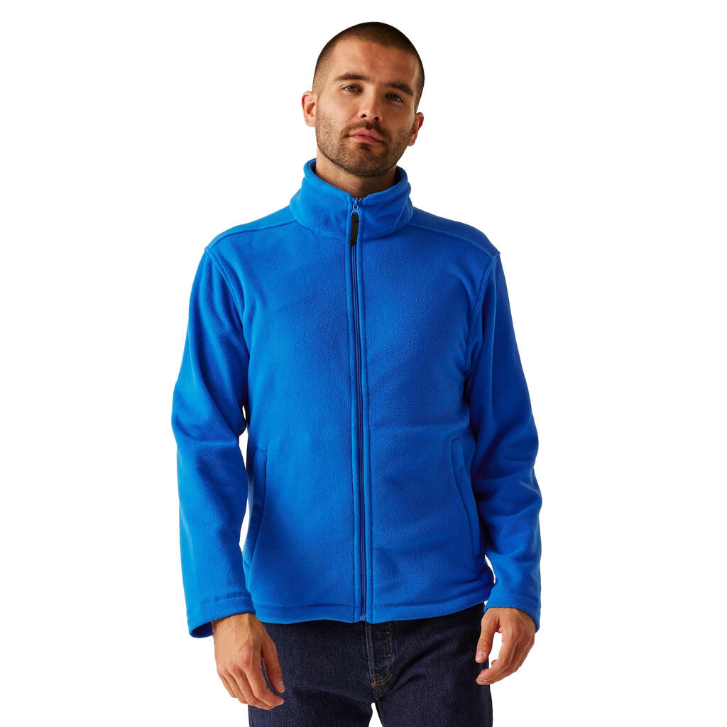 Mens Micro Full Zip Fleece Jacket (Oxford Blue)