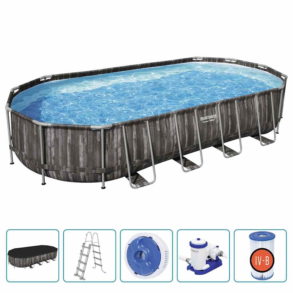 Bestway Zwembadset ovaal 7,32x3,66x1,22 m 2/7