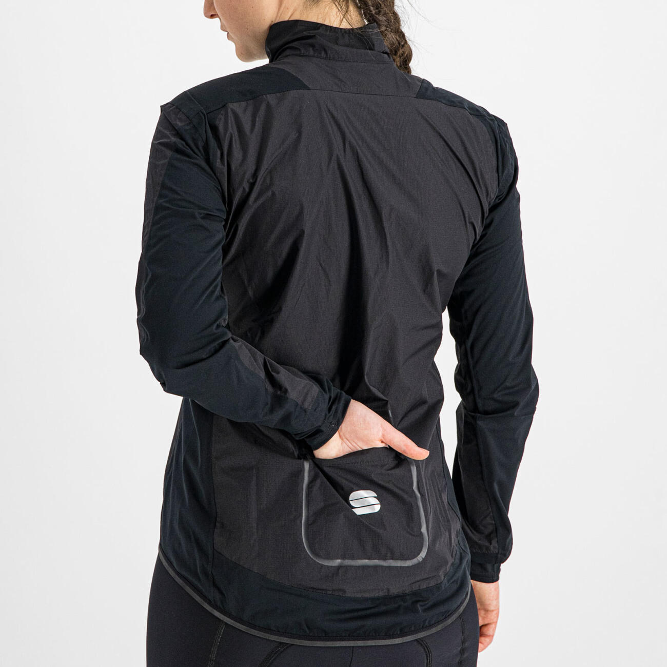Sportful Hot Pack No Rain Jas met lange mouwen voor dames Zwart 7/7