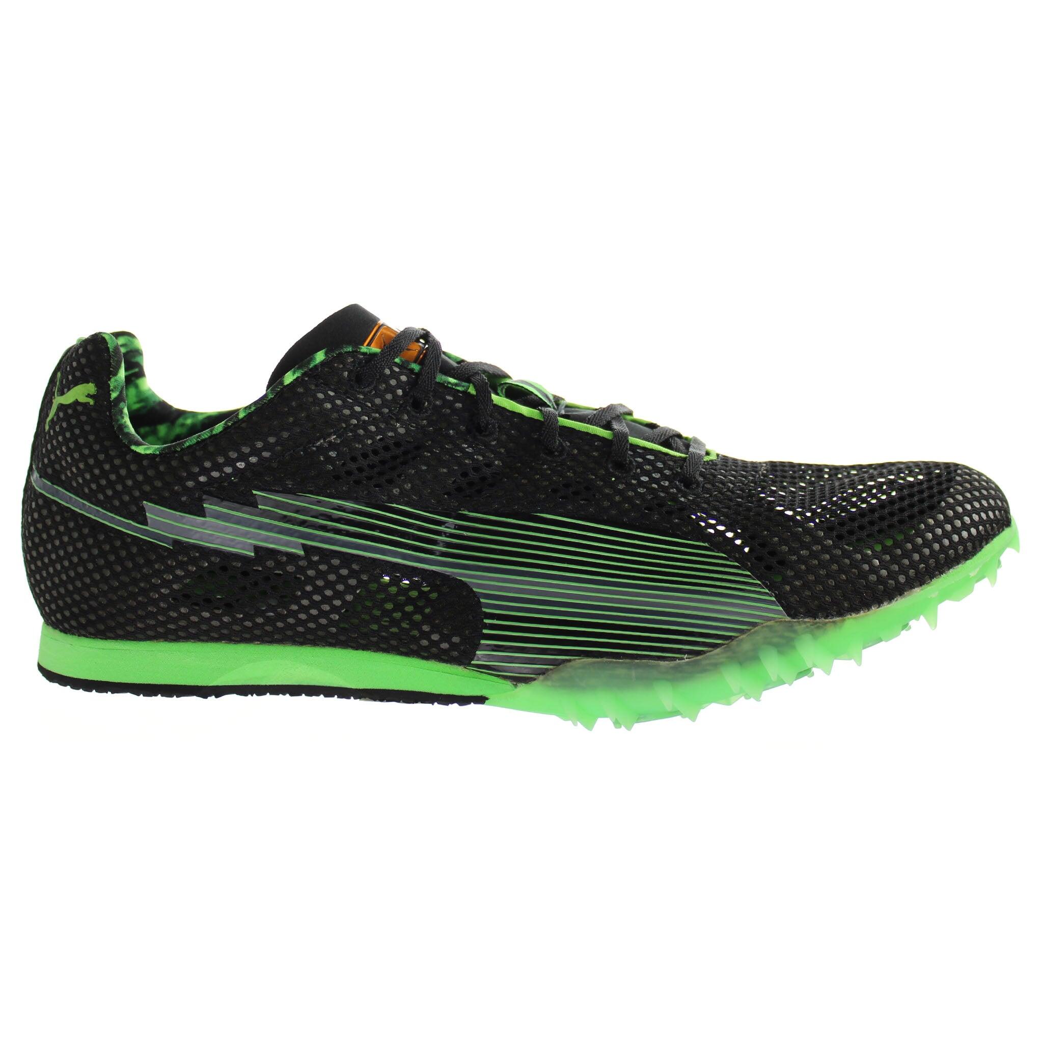 Puma Bolt evoSpeed Mid Dist Mens Black Track & Field Shoes 1/5