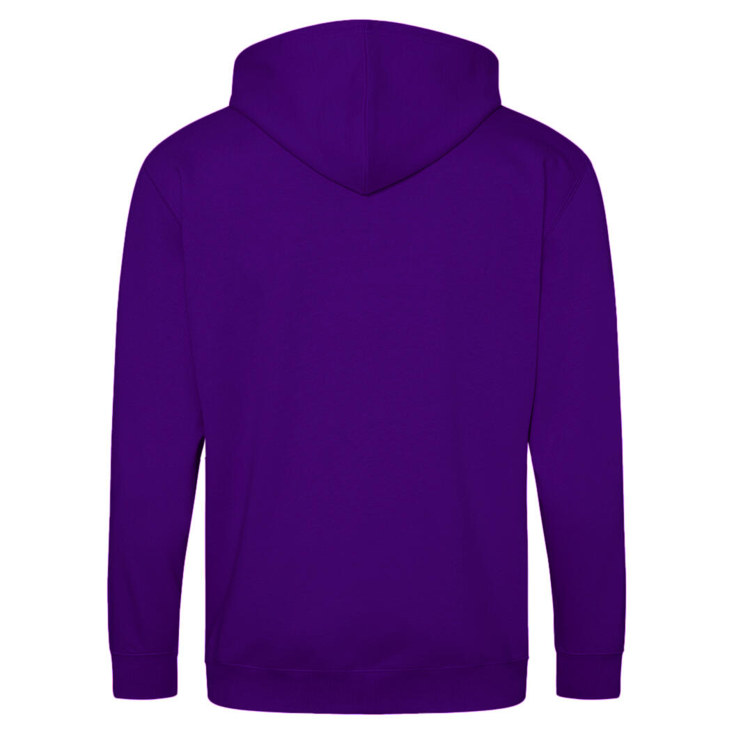 Sweatshirt À Capuche Et Fermeture Zippée Homme (Pourpre) 2/2