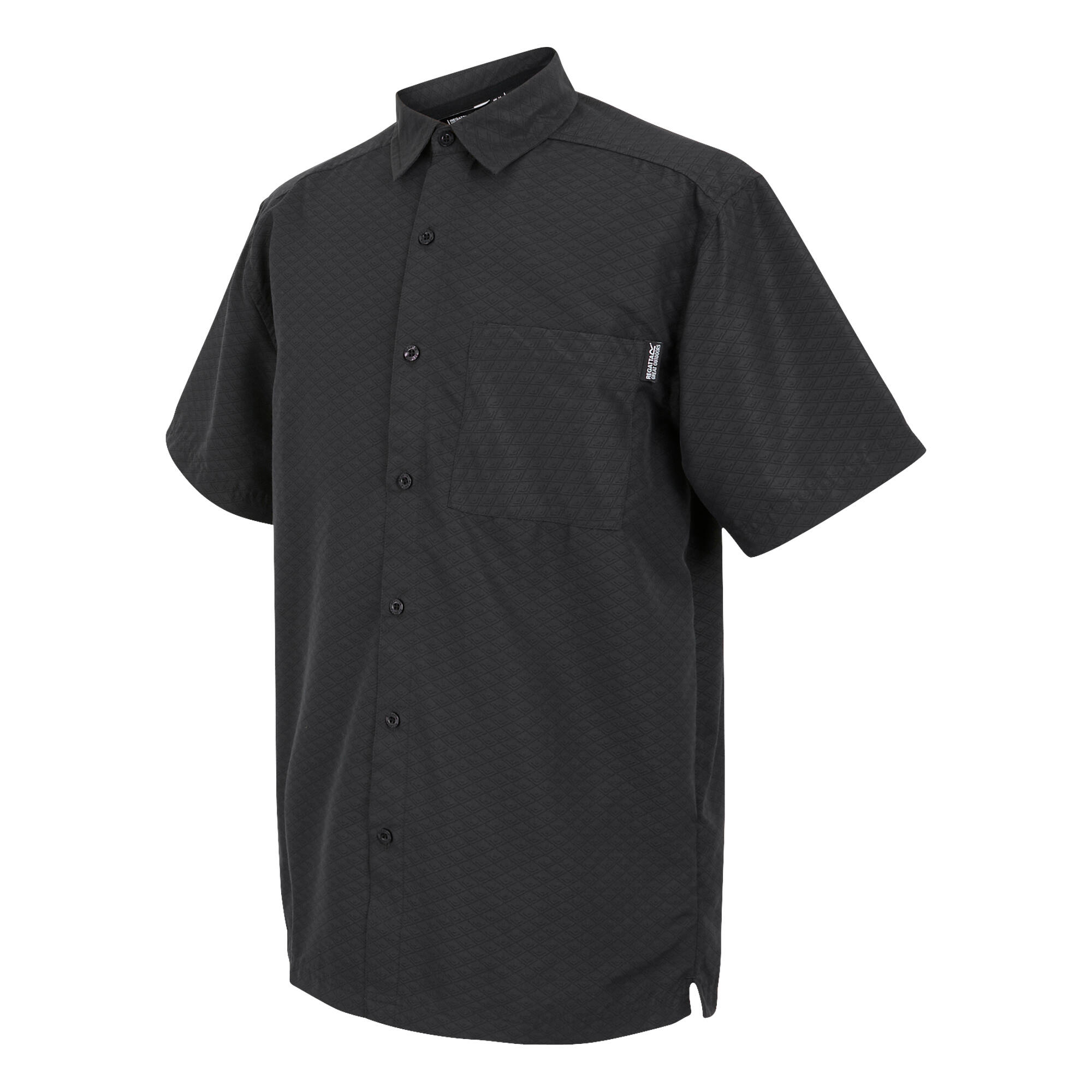 Camicia Triangolo Maniche Corte Uomo Regatta Mindano IX Blu Navy 3/5