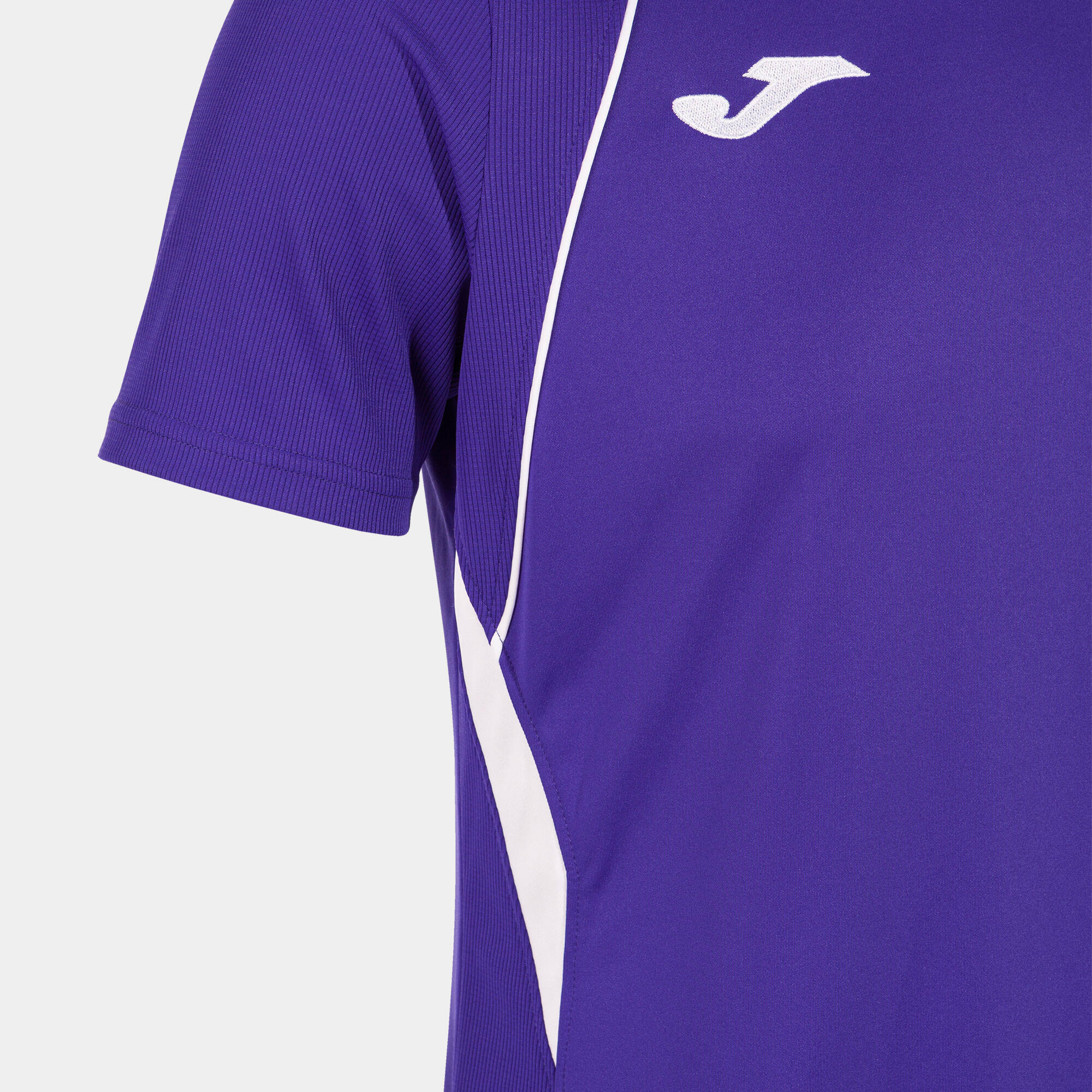 T-Shirt Manga Curta Futebol Homem Joma Championship VII Roxo 4/4