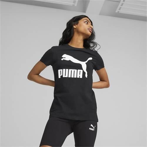 T-shirt décontracté femme Puma Classic Logo Tee 3/6
