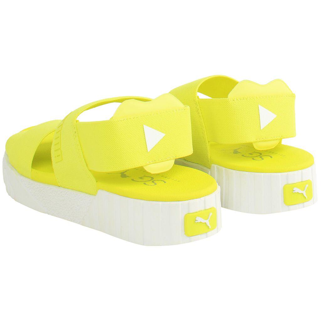 Puma Cali Sandalen Neongelb 3/5