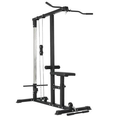 Lat machine en katrolsysteem multifunctionele trainingsbank ff