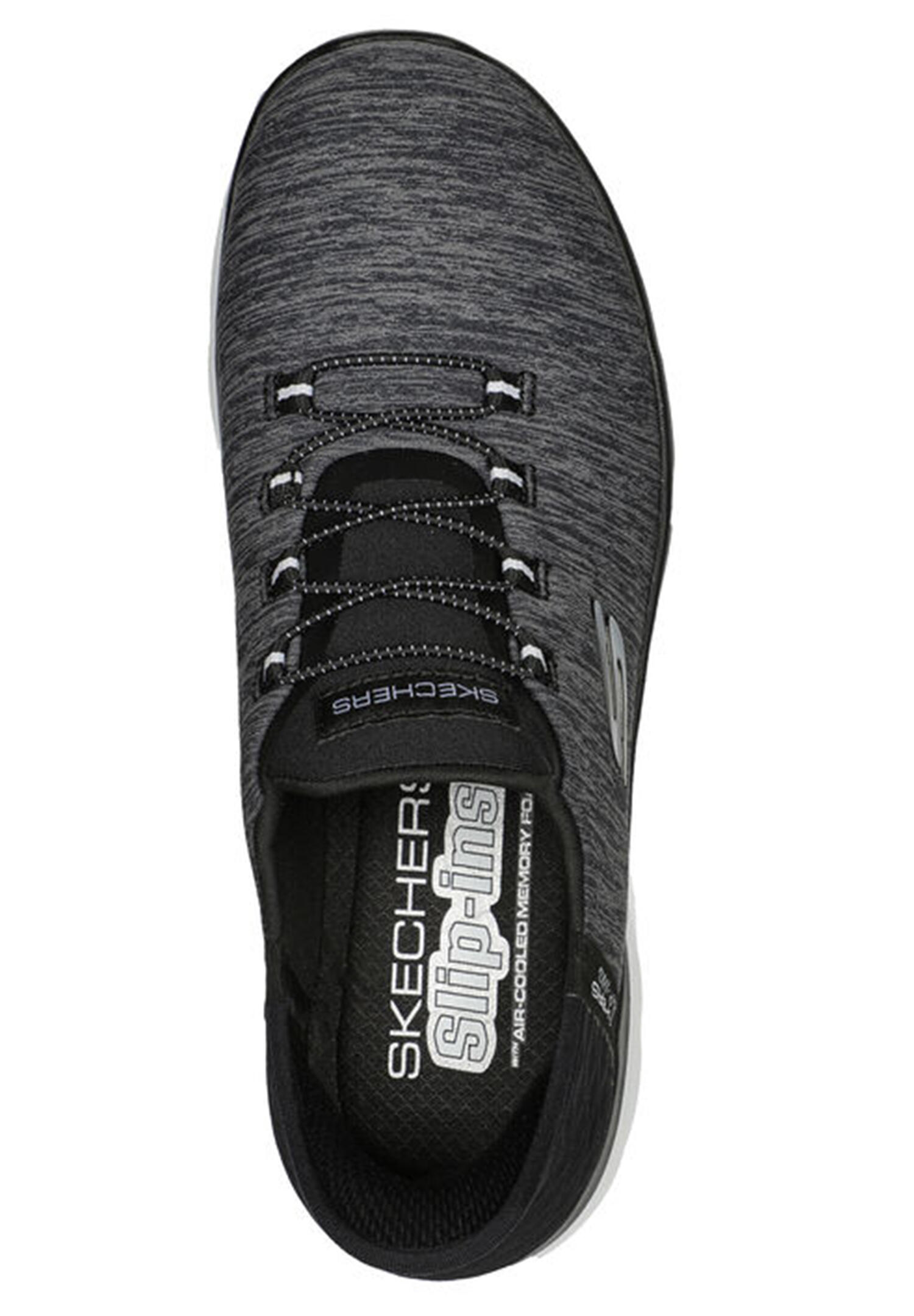 SKECHERS SUMMITS-DAZZLING HAZE 149937 BKW Sneakers Slip in Damen schwarz 3/6
