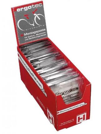 ergotec Pflegeartikel Montagepaste Beutel je 5g für Carbon Alu Stahl-Komponen...