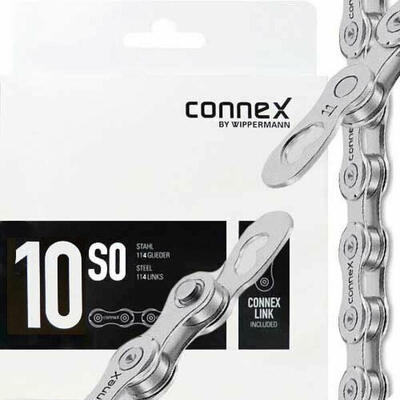 Connex Wippermann Kette 10S0 1/2" x 11/128" 114 Glieder 5,9mm 10-fach