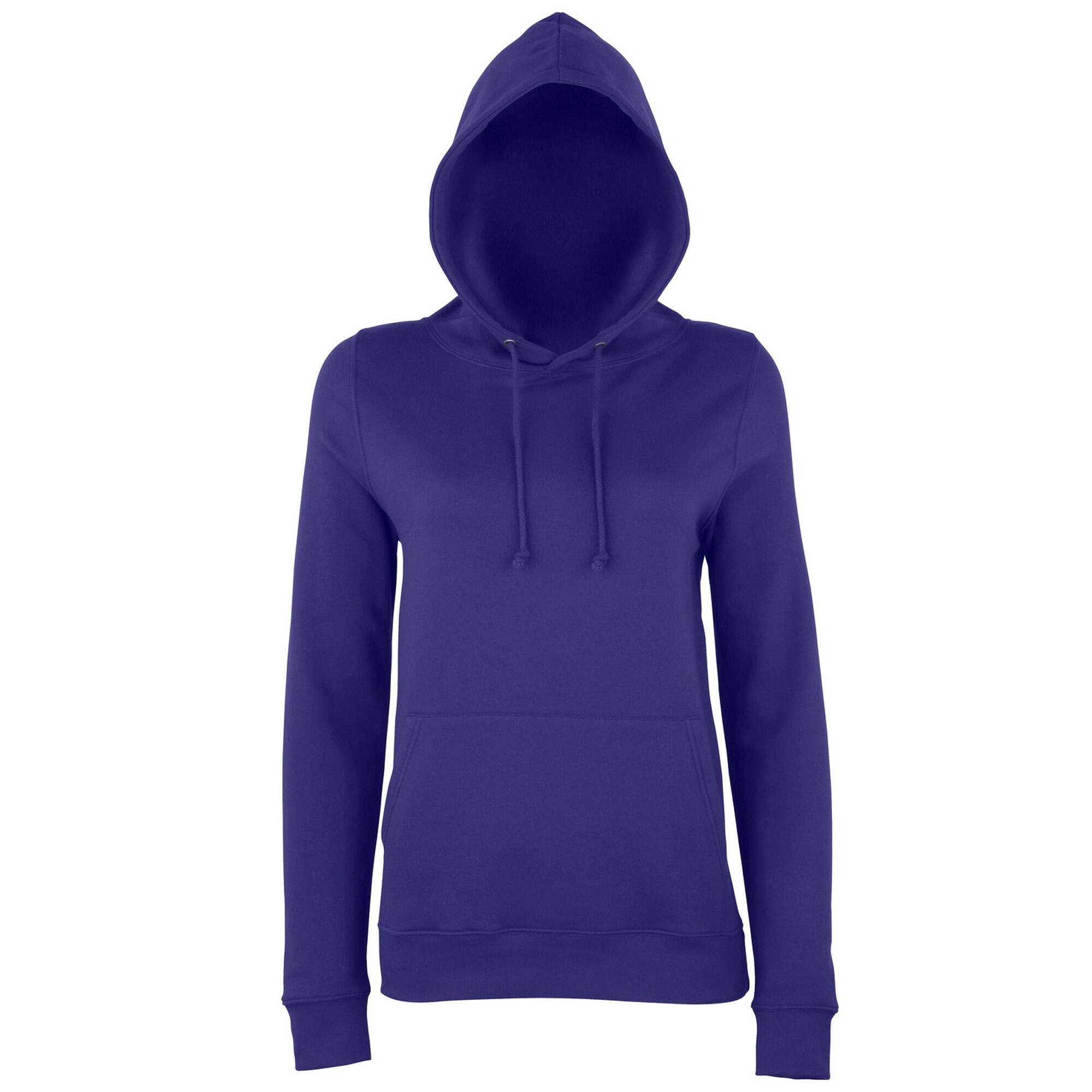 AWDIS Just Hoods Womens/Ladies Girlie College Pullover Hoodie (Purple)