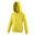 Sweatshirt À Capuche Et Fermeture Zippée Enfant Unisexe (Jaune)