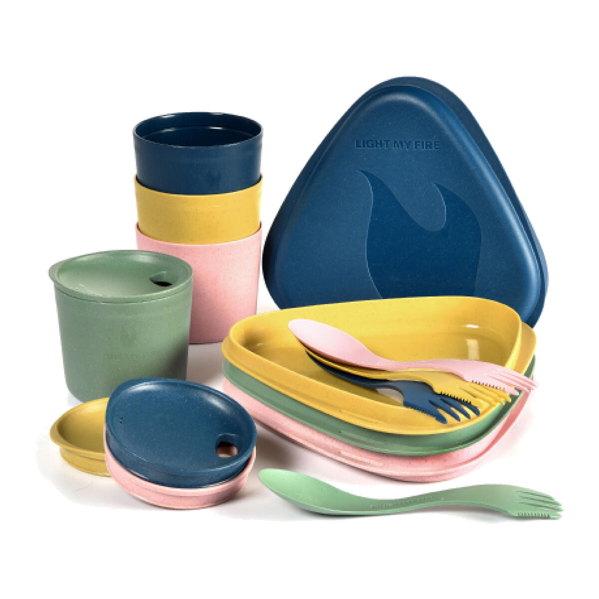 LIGHT MY FIRE Light My Fire Picnic for 4 Set Multi Colour