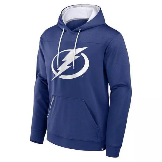 Sweat à capuche NHL Tampa Bay Lightning Fanatics Defender bleu