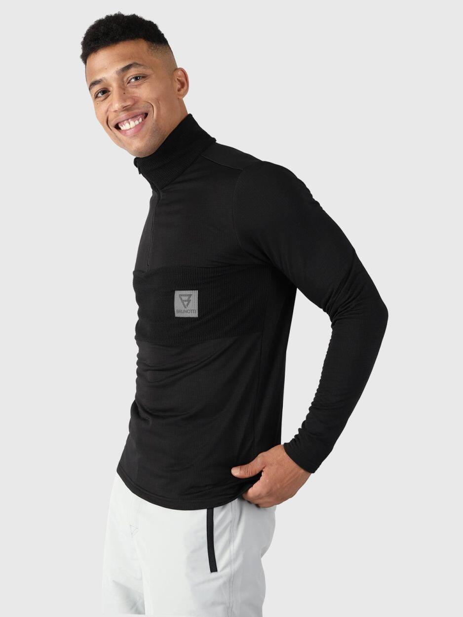 BRUNOTTI BRUNOTTI Pully's Keanu Men Fleece HEREN Black 4/5