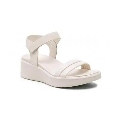 Sandalias de cuña de piel mujer Ecco Flowt 2/6