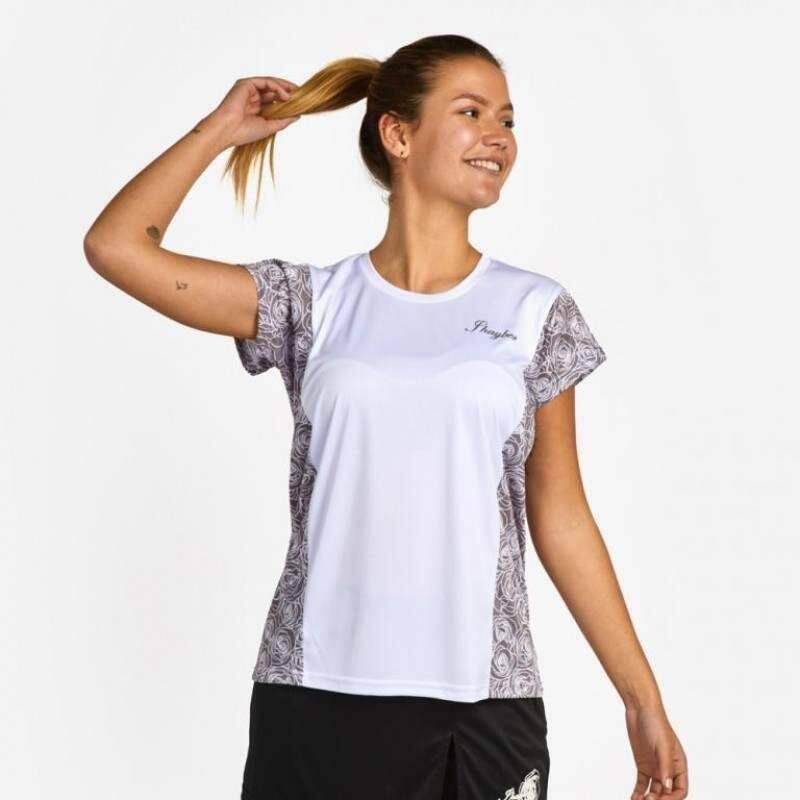 JHayber Basic Rosa Branco T-Shirt Cinza Mulheres 3/5
