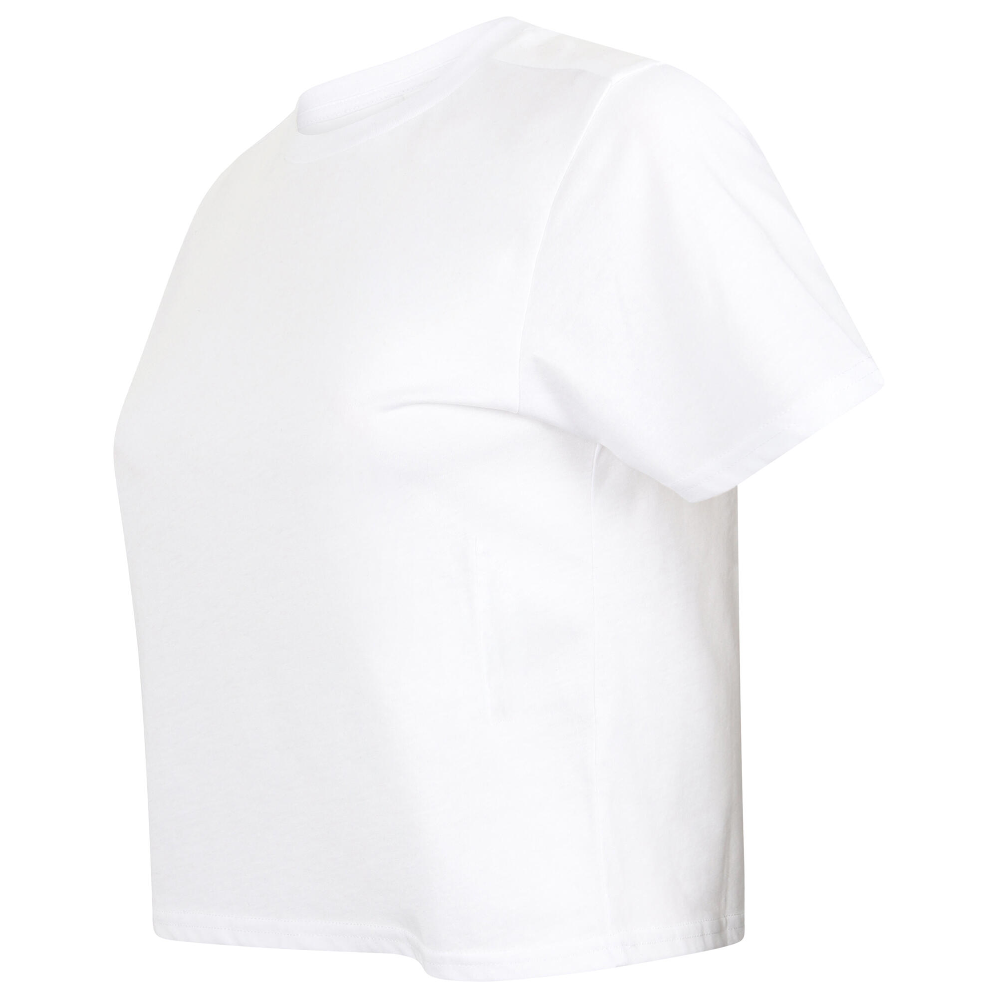 Tshirt Court BOXY Femme (Blanc) 4/6