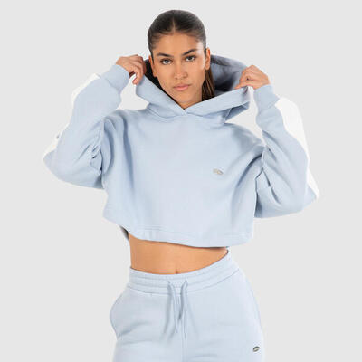 Damen Crop Hoodie Amaya Hellblau