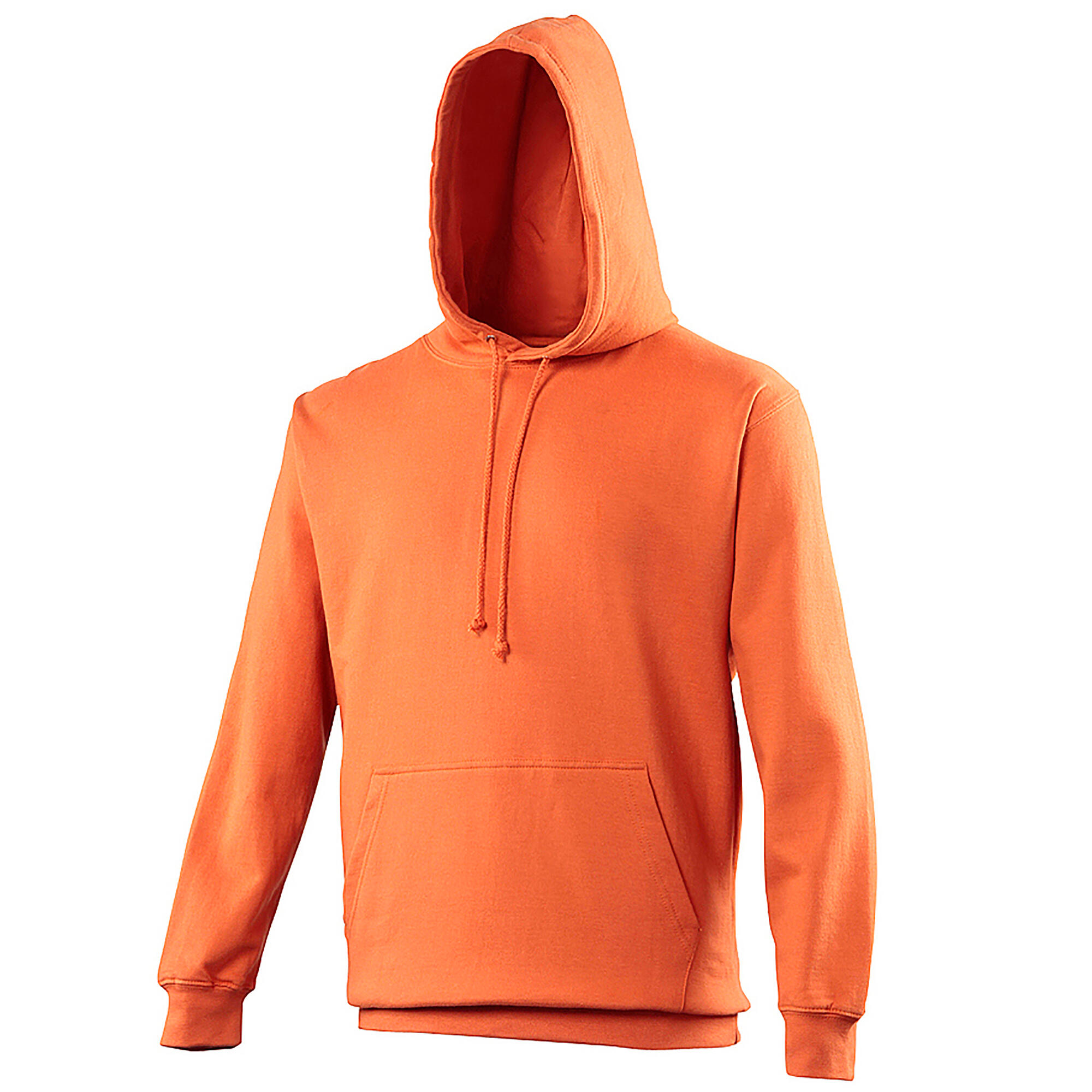 AWDIS Unisex College Hooded Sweatshirt / Hoodie (Burnt Orange)