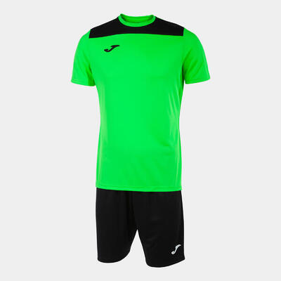 Joma phoenix ii sportset 2xl - fluor groen/zwart ademend