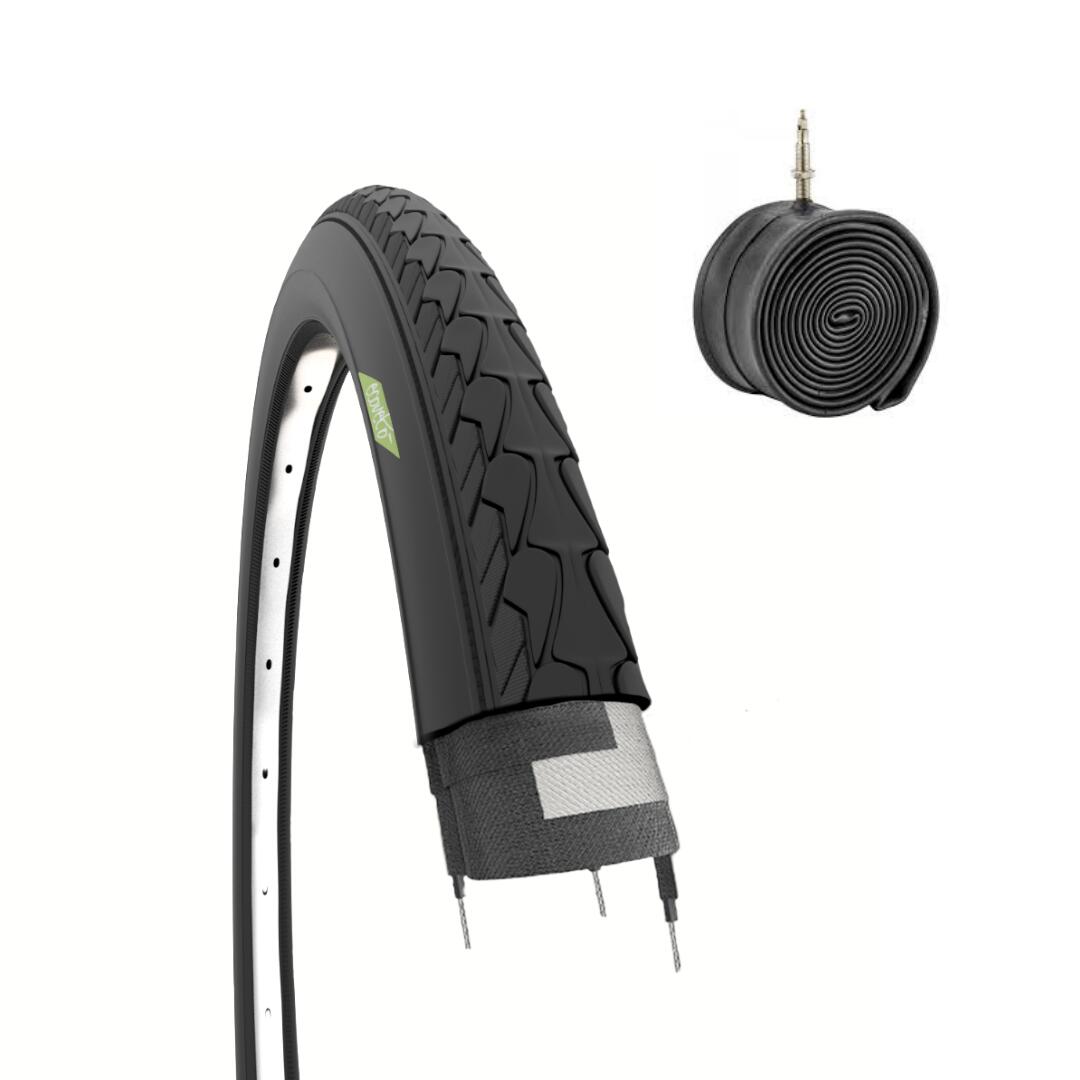 ECOVELO Copertone 700x35C 28x1.35 28x1 5/8x1 3/8 + camera, pneumatico bici 700 x 35C EV