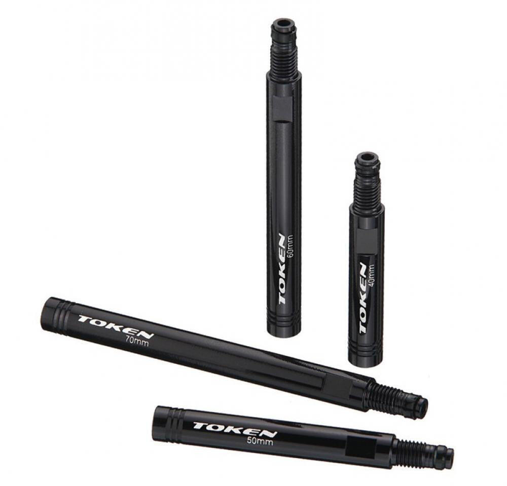 Token Valve Extender schwarz, für SV, paarw., Felgen 20-30mm 2/2