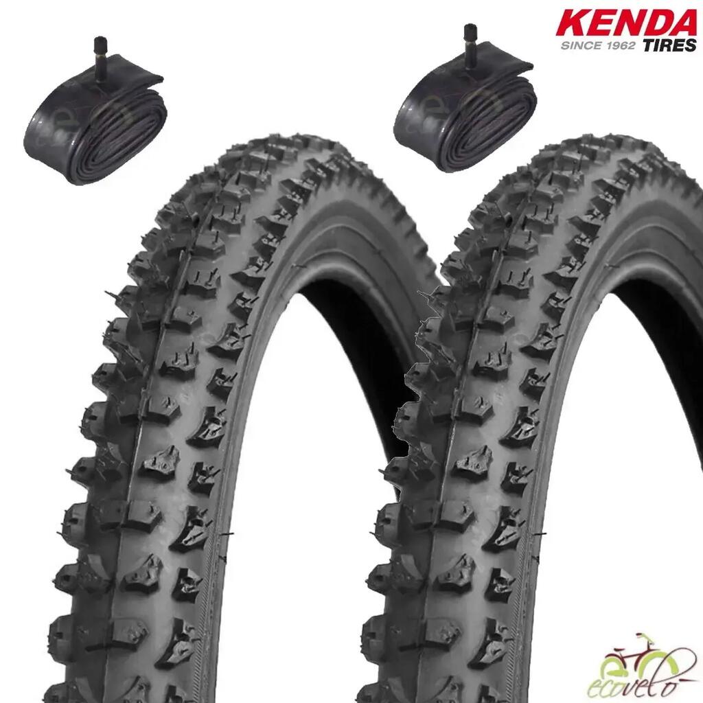 2 tyres Kenda 16x1.95(50-305)+tubes, bike tyres bike 16 x 1.95 mtb kids EV