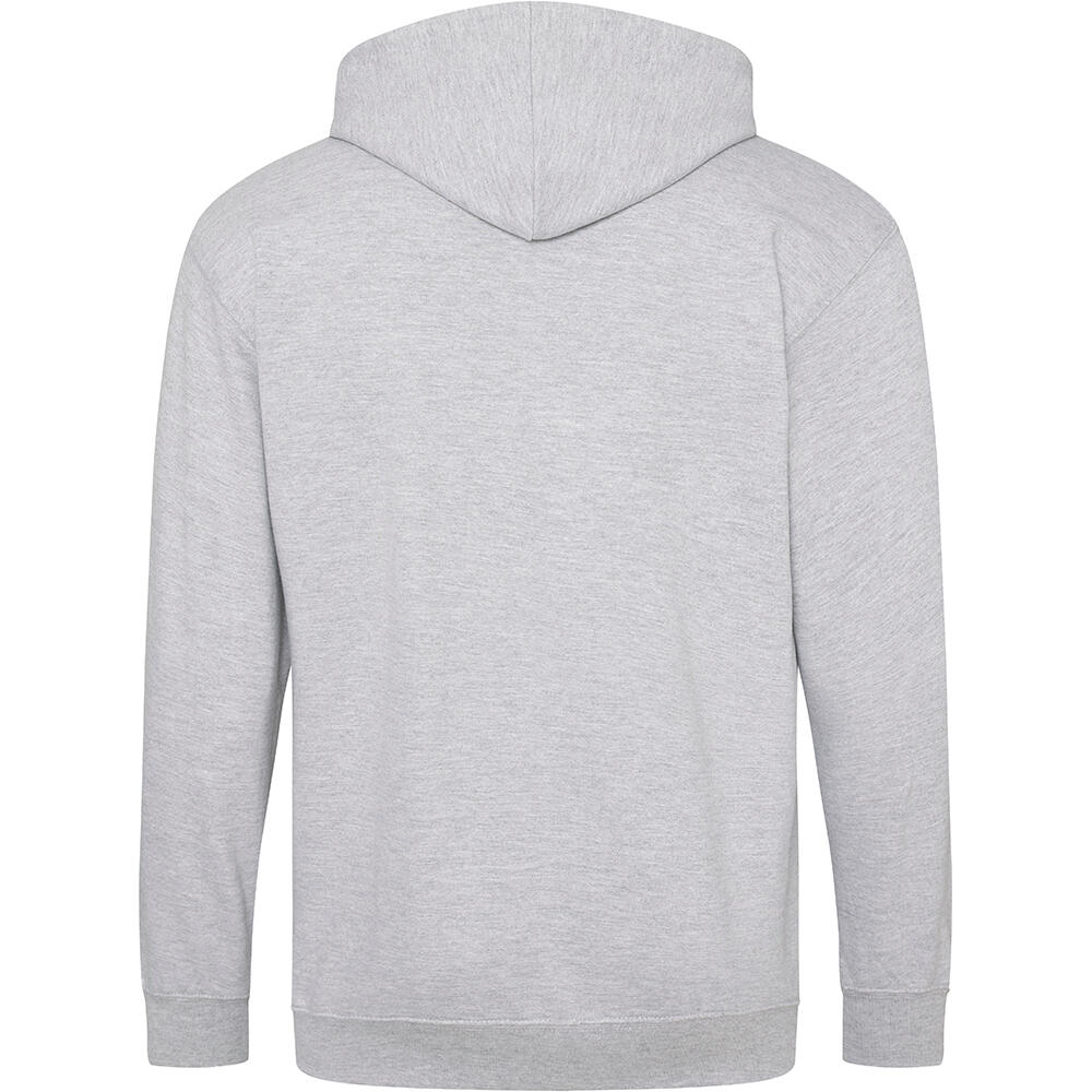 Sweatshirt À Capuche Et Fermeture Zippée Homme (Gris) 2/3
