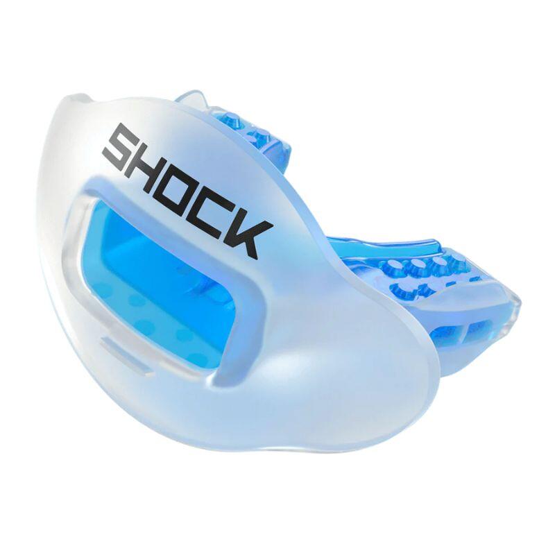 Shock Doctor - Shock Doctor Max Airflow 2.0 Lip Guard Color Clear/trnsblue - Protège-dents - Bleu|multicolore|noir - Decathlon