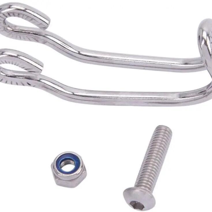 Busch + Müller stainless steel front light holder 475DU