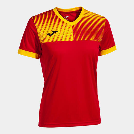 Maillot Manches Courtes Football Femme Joma Eco Supernova Rouge