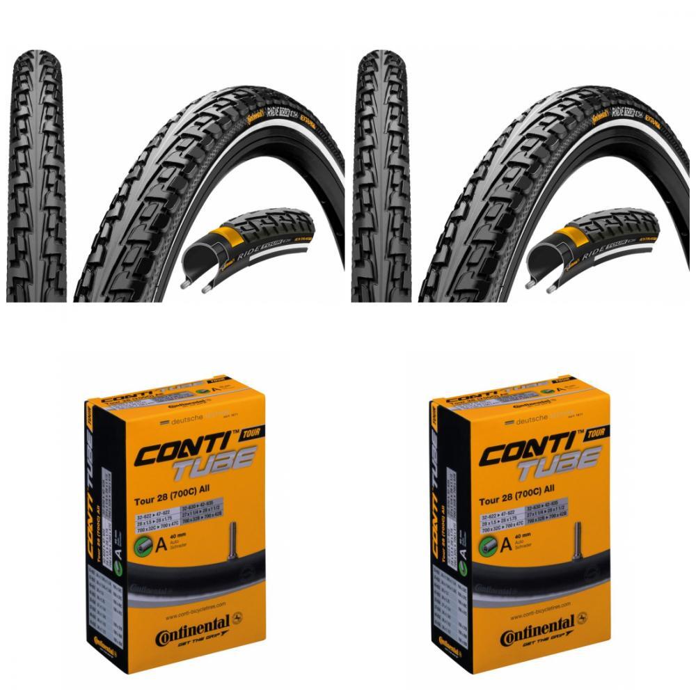 Pneu Continental RideTour 28x1 3/8x1 5/8 37-622 Noir Reflex
