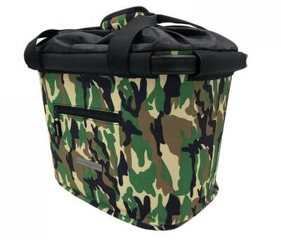 Blue Bird Fahrradkorb Camouflage 35,9x26,4x27,3 cm
